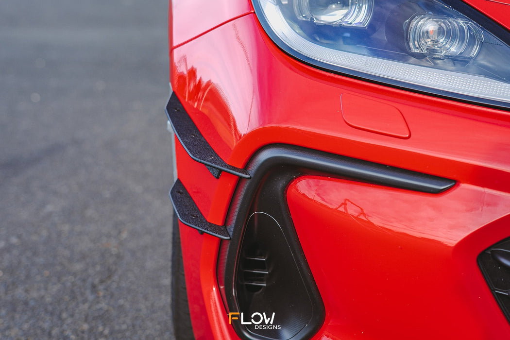 ZD8 BRZ Front Bumper Canards-Flow Designs
