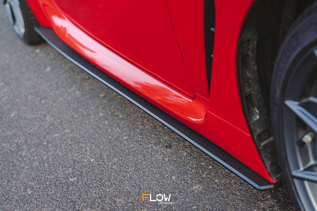 ZD8 BRZ Side Skirt Splitters (TEXTURED: Pair)-Flow Designs