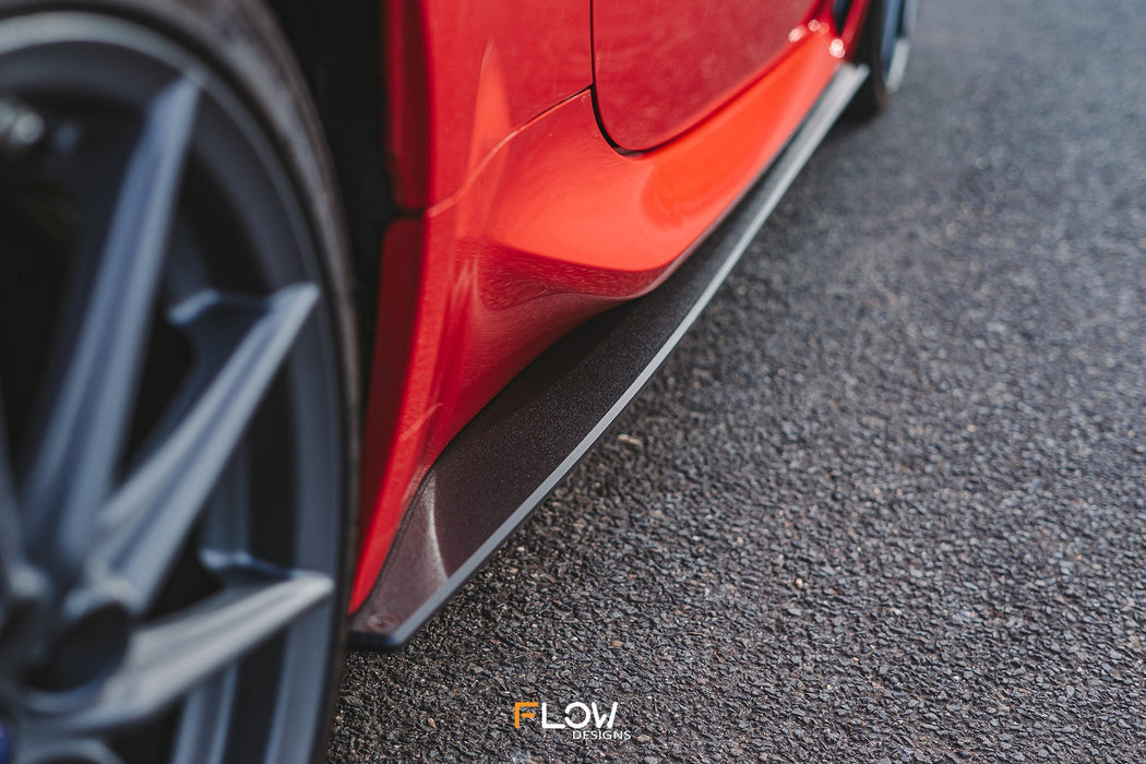 ZD8 BRZ Side Skirt Splitters (TEXTURED: Pair)-Flow Designs