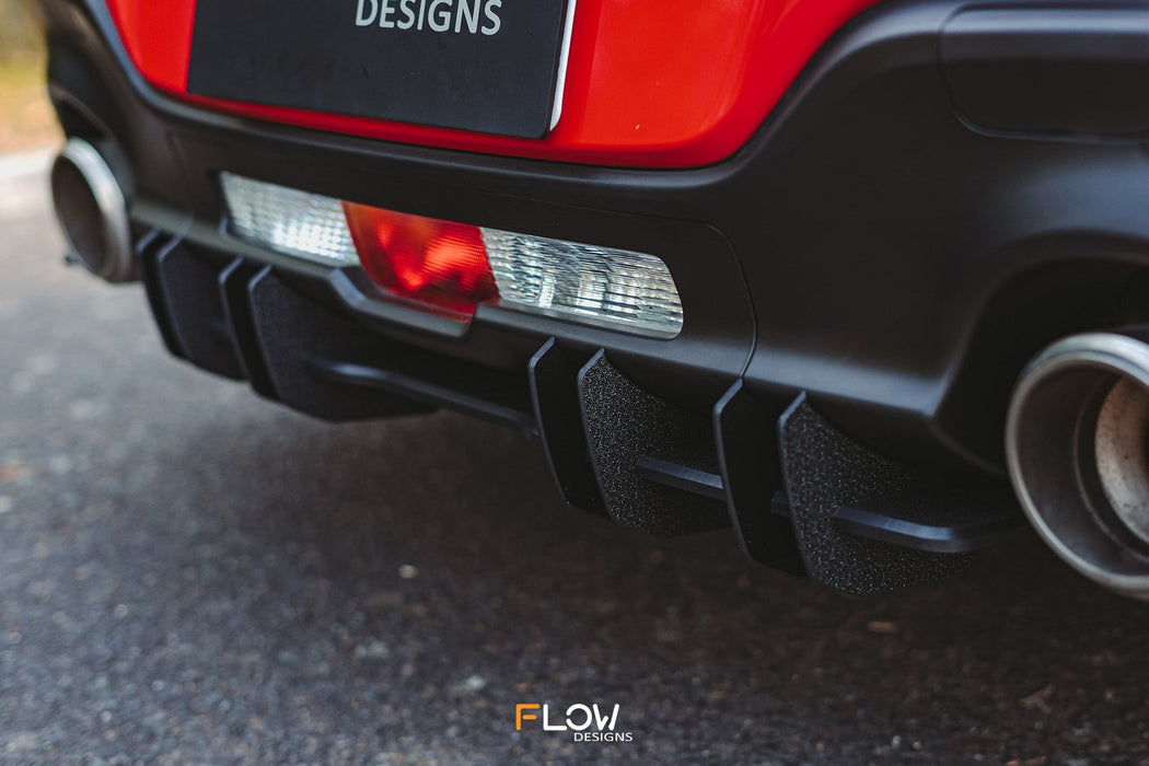 ZD8 BRZ Flow-Lock Rear Diffuser (TEXTURED)-Flow Designs