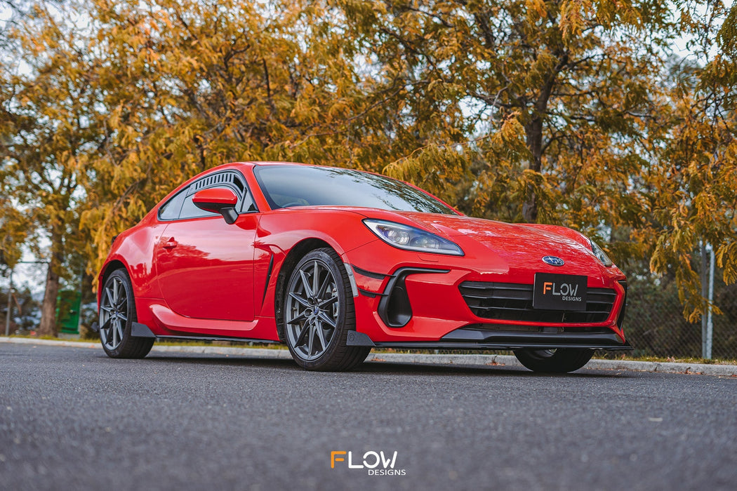ZD8 BRZ Front Lip Splitter Winglets (Pair)-Flow Designs