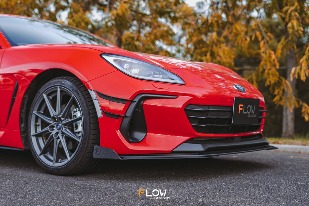 ZD8 BRZ Front Lip Splitter Winglets (Pair)-Flow Designs
