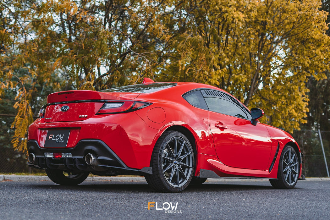 ZD8 BRZ Side Skirt Splitters (TEXTURED: Pair)-Flow Designs