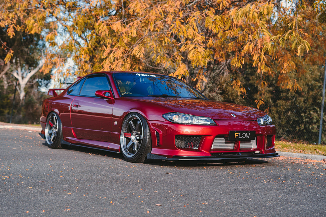 S15 / 200SX Full Lip Splitter Set (Aero or Standard)-Flow Designs