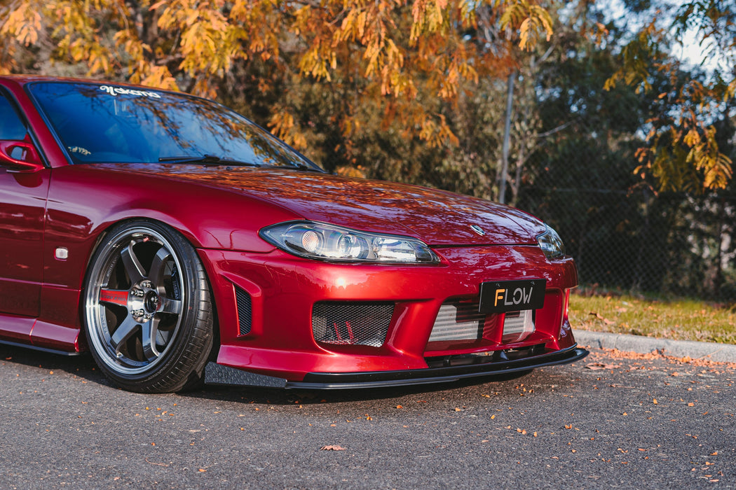 S15 / 200SX Aero Front Lip Splitter V3 (For Aero Front Bar)-Flow Designs