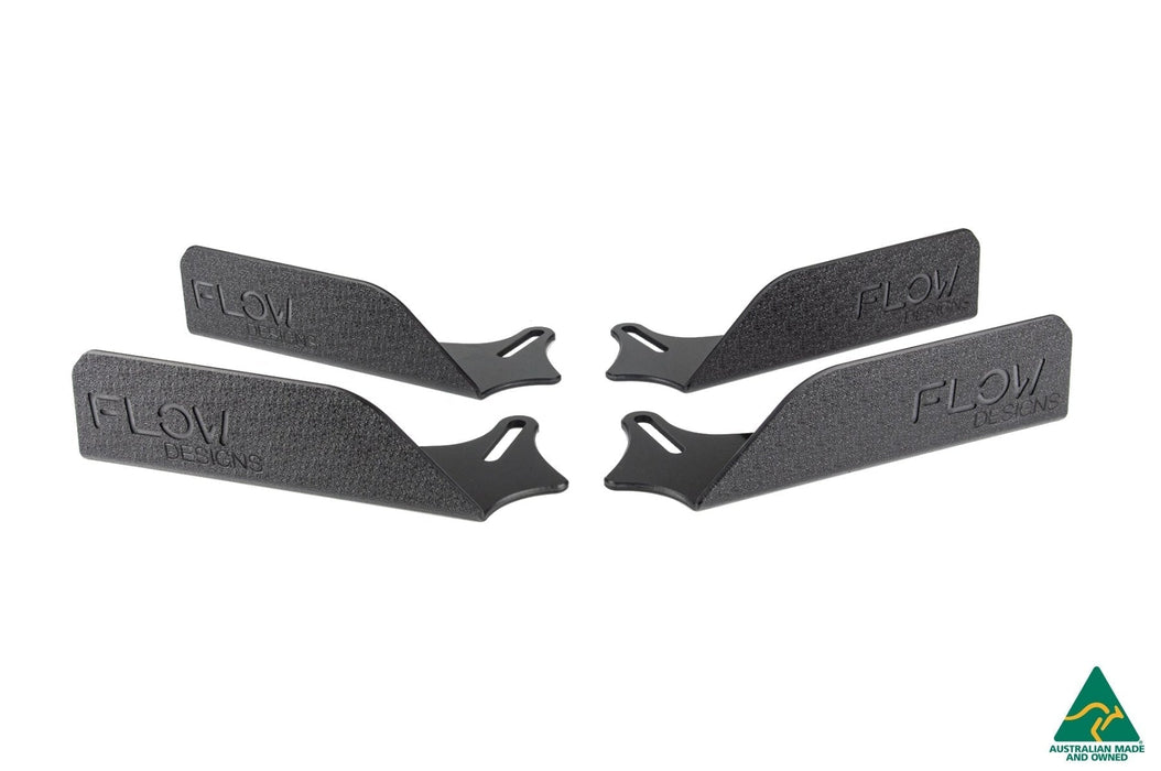 i30N Fastback PD FL 2022+ Side Skirt Splitter Winglets (Pair)-Flow Designs