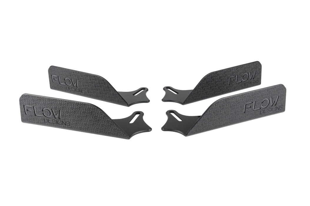 i30N Hatch PDE V6 FL2 2025 Side Skirt Splitter Winglets (Pair)-Flow De ...