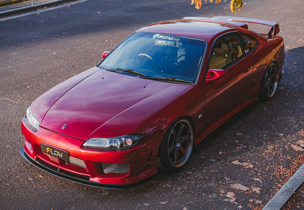 S15 / 200SX Full Lip Splitter Set (Aero or Standard)-Flow Designs