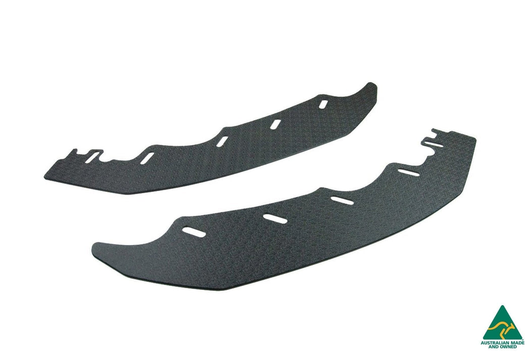 MK7 Golf R Wagon Front Lip Splitter Extensions (Pair)-Flow Designs