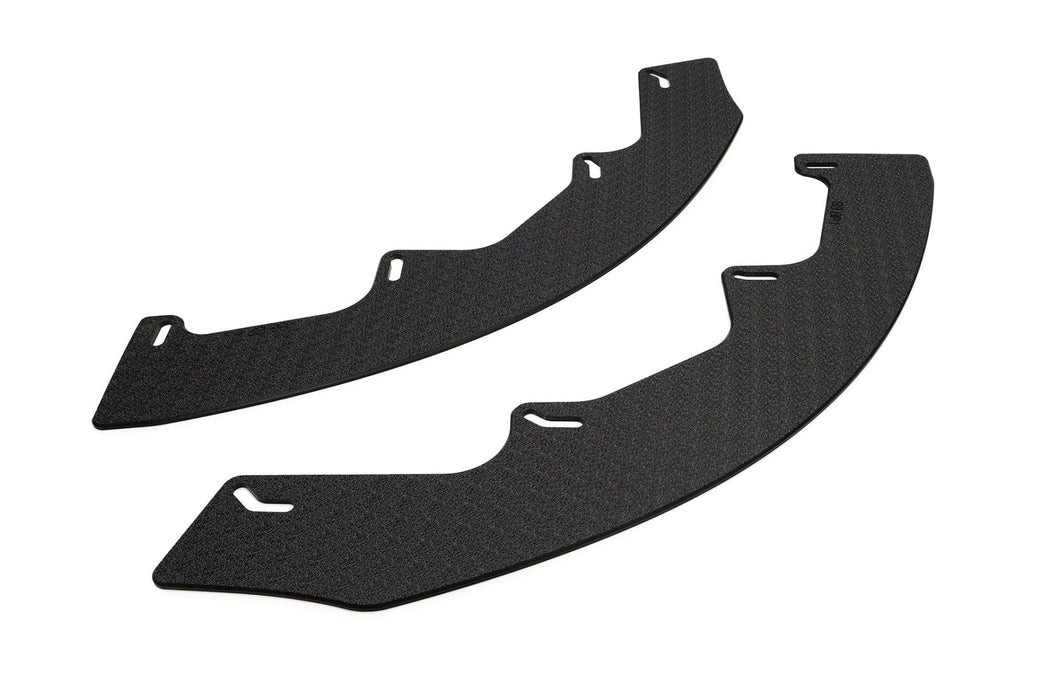 S3 8P Hatch (PFL) Front Lip Splitter Extensions (Pair)-Flow Designs