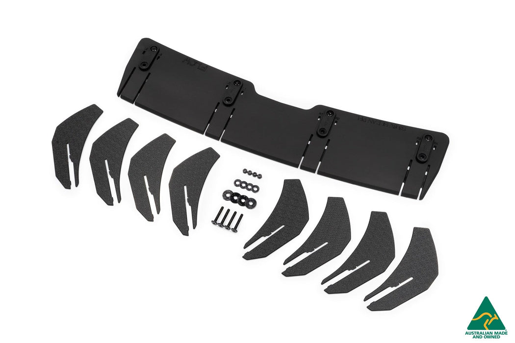 S3 8P2 Hatch (FL) Side Skirt Splitters V3 (Pair) (Clearance-old design-no finish selection)-Flow Designs