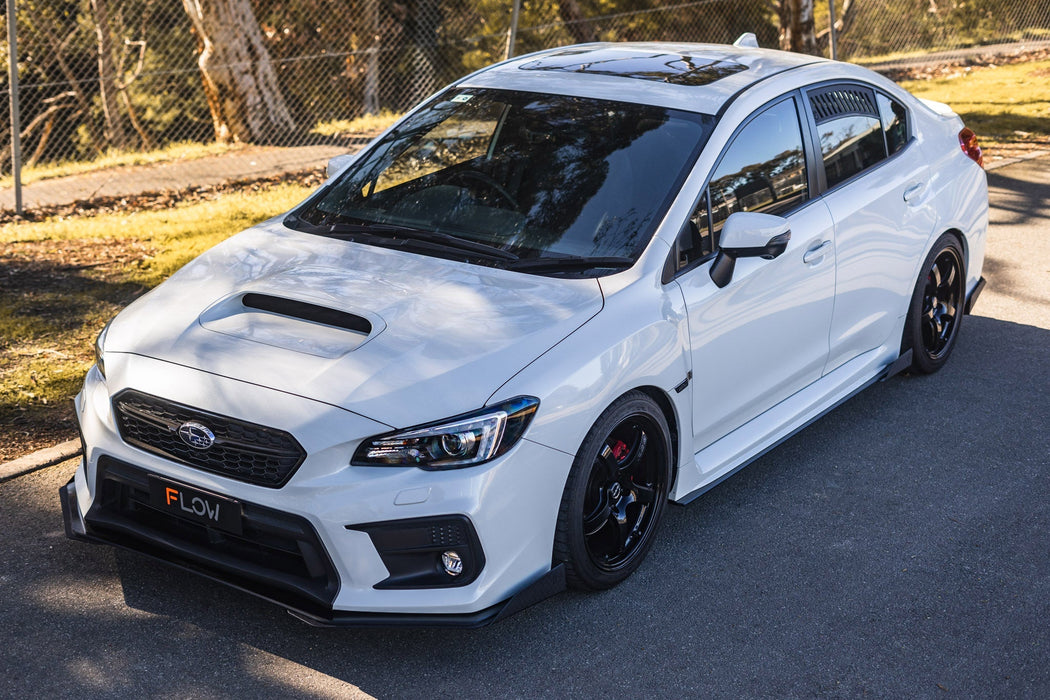 VA WRX & STI Side Skirt Splitters (Pair)-Flow Designs