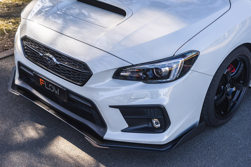 VA WRX & STI Front Splitter Winglets (Pair)-Flow Designs
