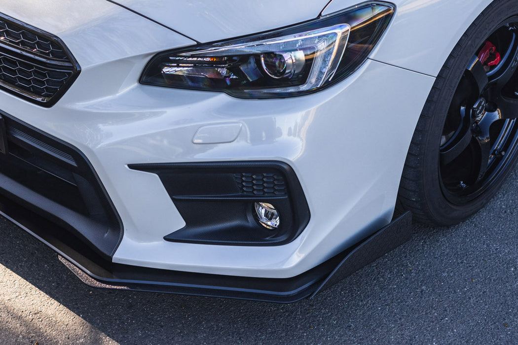 VA WRX & STI Front Lip Splitter-Flow Designs