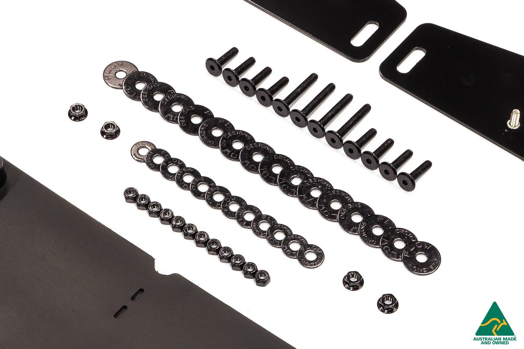 CN7 i30N Sedan 2021-2023 Front Lip Splitter & Mounting Brackets (Pair)-Flow Designs