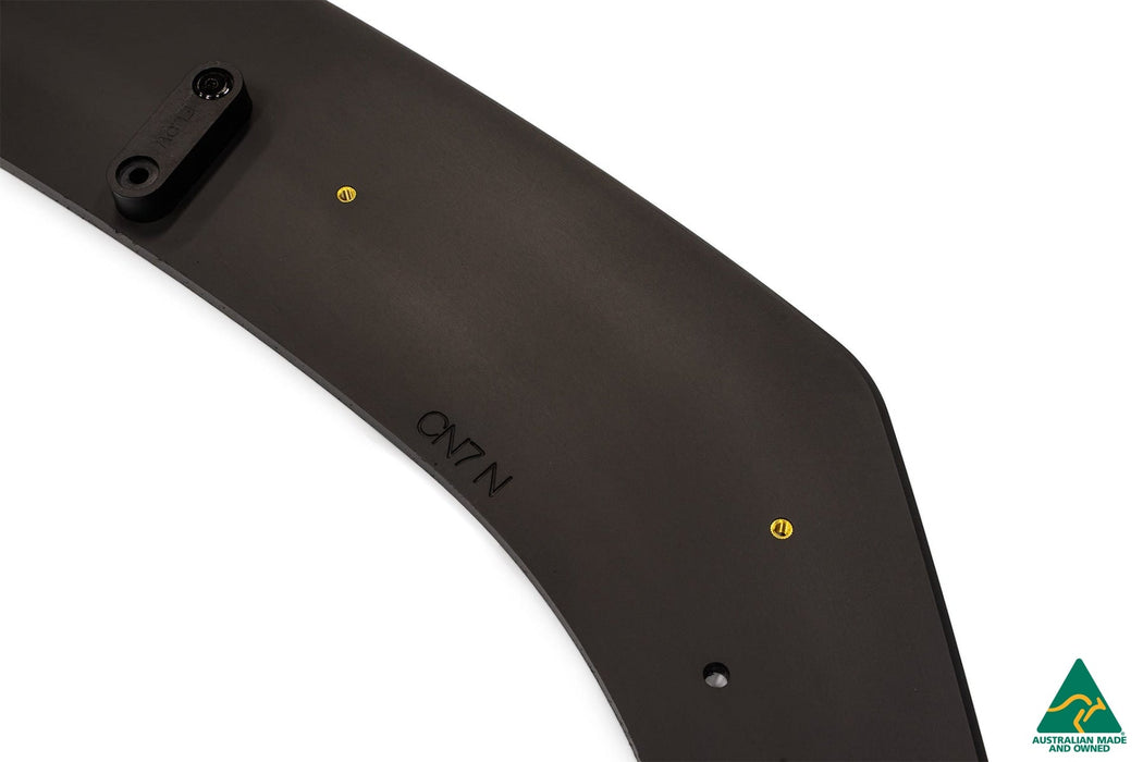 CN7 Elantra N Sedan 2021 Front Lip Splitter & Mounting Brace-Flow Designs