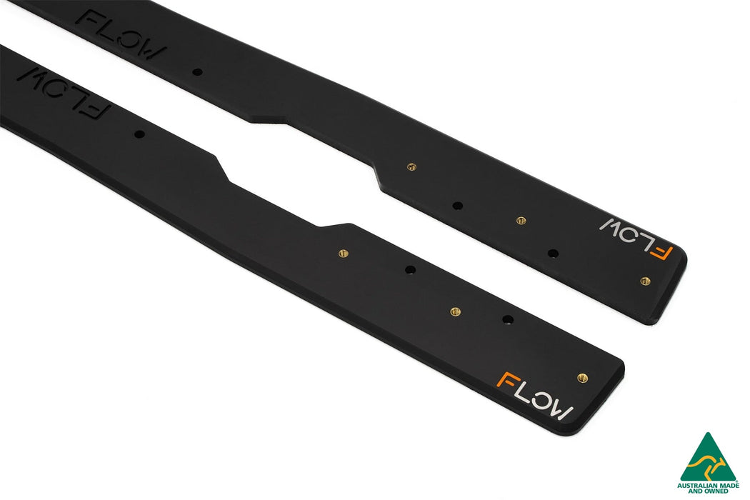 MK7.5 Golf R Wagon Side Skirt Splitters (Pair)(Clearance-old design-no finish selection)-Flow Designs