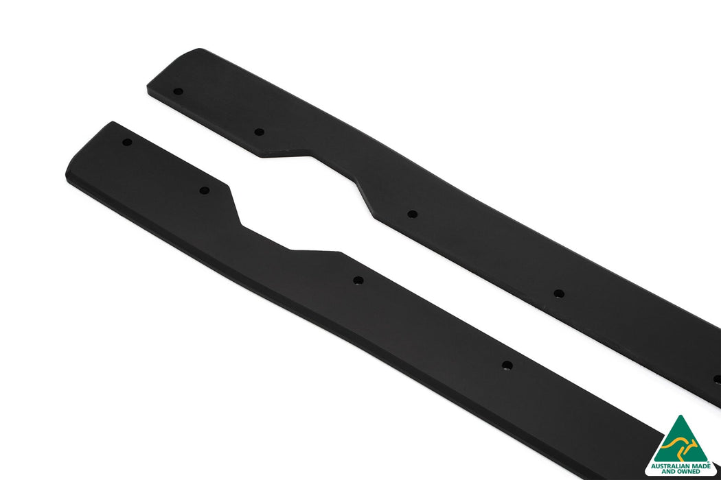 MK7.5 Golf R Wagon Side Skirt Splitters (Pair)(Clearance-old design-no finish selection)-Flow Designs