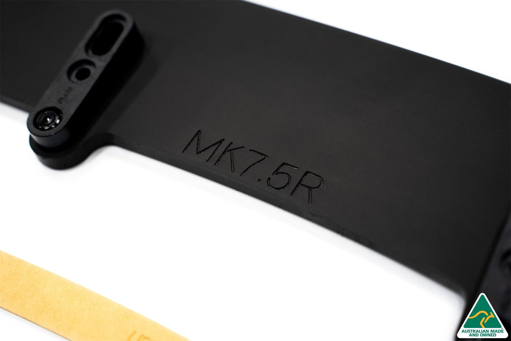 MK7.5 Golf R Wagon Front Lip Splitter(Clearance-old design-no finish selection)-Flow Designs