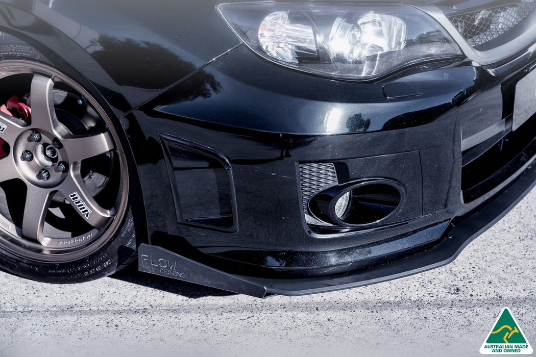 Impreza WRX / STI G3 Sedan FL Front Lip Splitter-Flow Designs