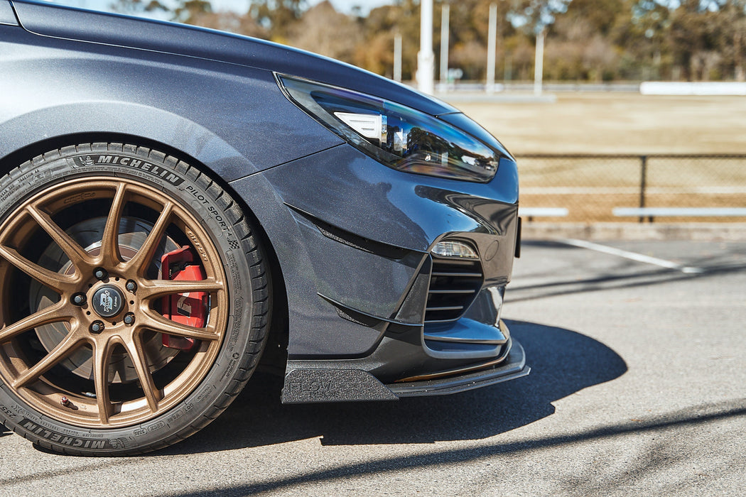 i30 N PD (PFL) Front Bumper Canards-Flow Designs