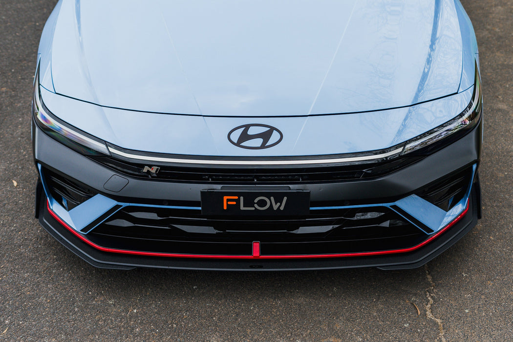 CN7 V2 Elantra N Sedan Facelift V2 - 2024 Front Lip Splitter & Mounting Brackets (Pair)-Flow Designs