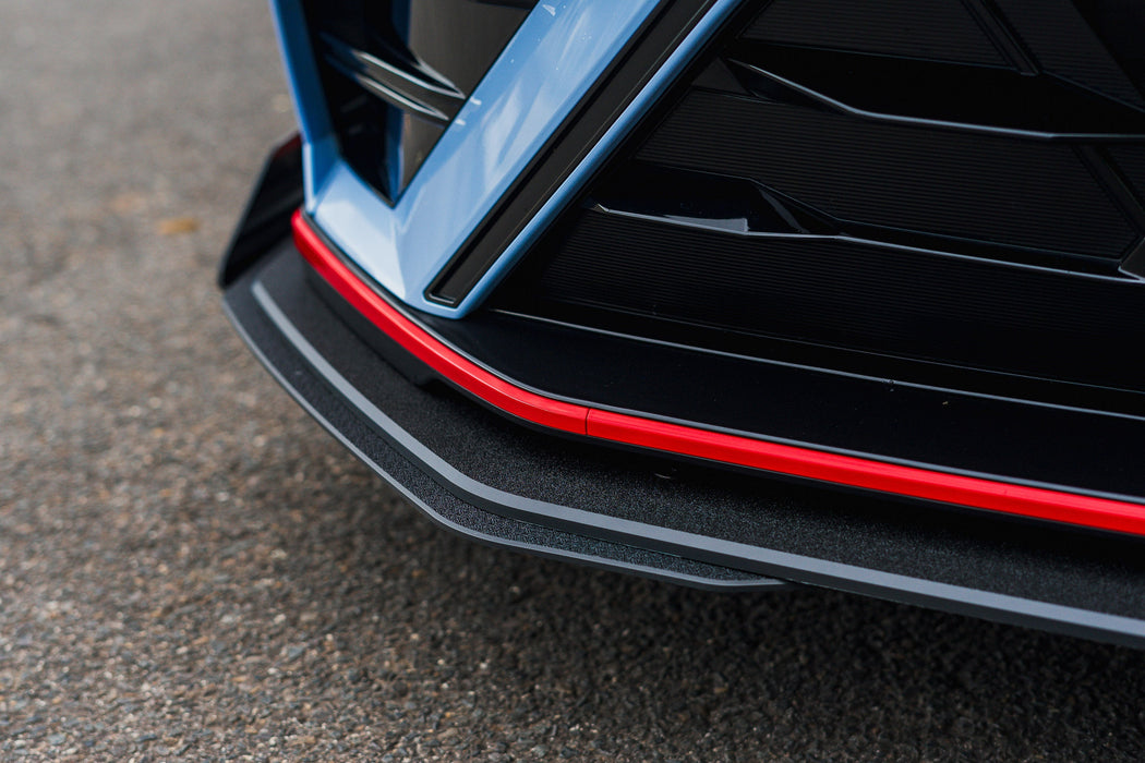 CN7 V2 i30N Sedan FL 2024 Front Lip Splitter & Mounting Brackets (Pair)-Flow Designs