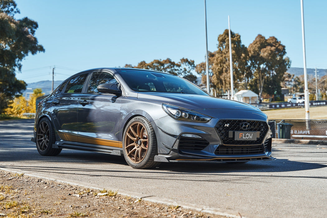 i30 N PD (PFL) Front Bumper Canards-Flow Designs