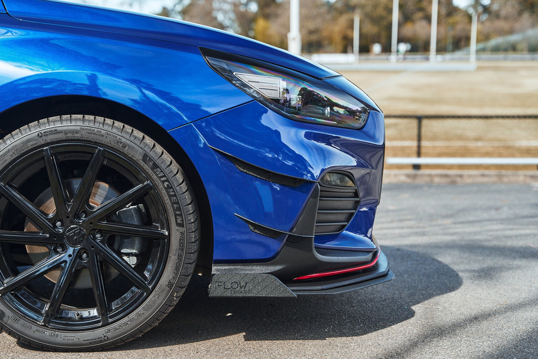 i30 N Line Front Bumper Canards-Flow Designs