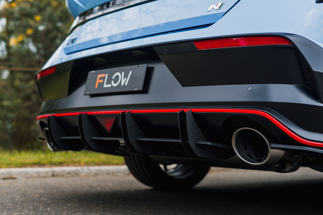 CN7 V2 i30N Sedan FL 2024 Flow-Lock Rear Diffuser-Flow Designs