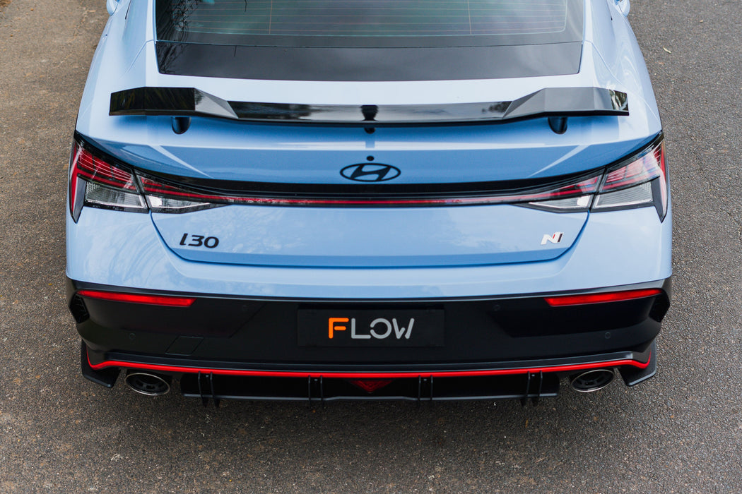 CN7 V2 Elantra N Sedan Facelift V2 - 2024 Rear Spats (Pair)-Flow Designs
