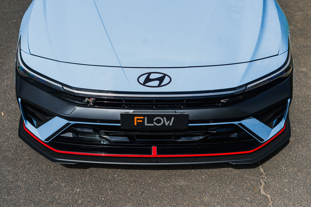 CN7 V2 i30N Sedan FL 2024 Front Lip Splitter Extensions (Pair)-Flow Designs