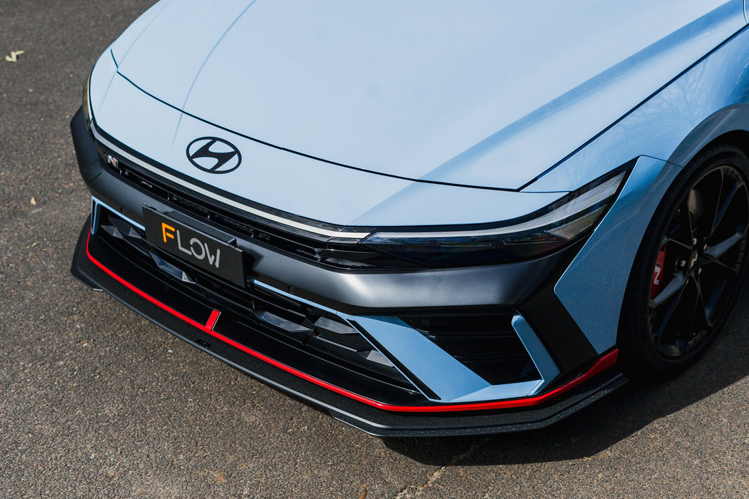 CN7 V2 i30N Sedan FL 2024 Front Lip Splitter Extensions (Pair)-Flow Designs