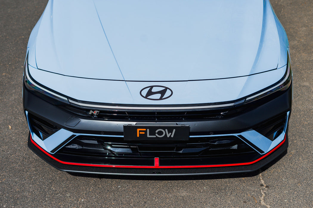 CN7 V2 Elantra N Sedan Facelift V2 - 2024 Front Lip Splitter & Mounting Brackets (Pair)-Flow Designs