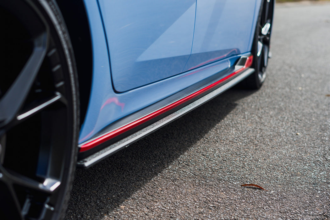 CN7 V2 Elantra N Sedan Facelift V2 - 2024 Side Skirt Splitters (Pair)-Flow Designs