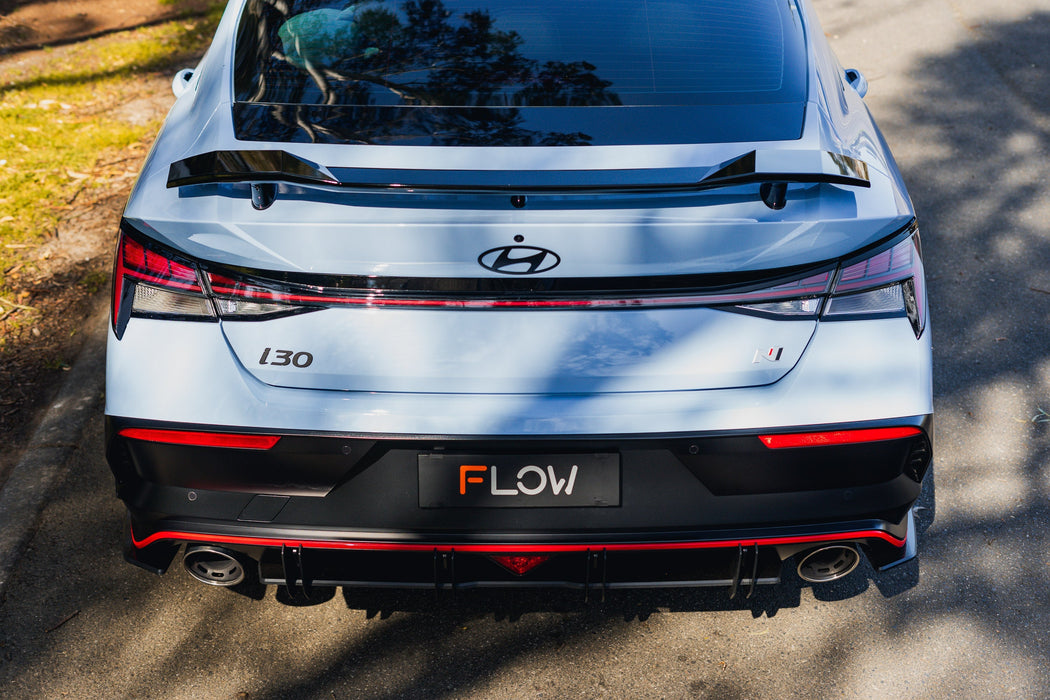CN7 V2 i30N Sedan FL 2024 Flow-Lock Rear Diffuser-Flow Designs
