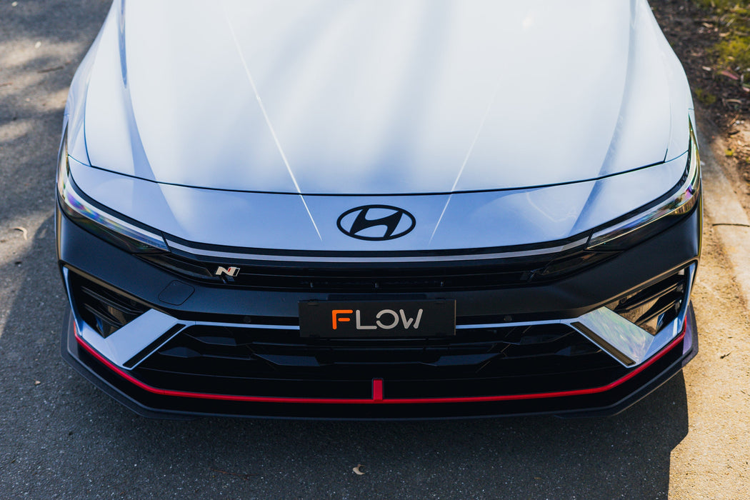 CN7 V2 i30N Sedan FL 2024 Front Lip Splitter Extensions (Pair)-Flow Designs