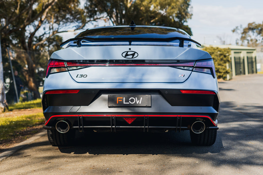 CN7 V2 i30N Sedan FL 2024 Flow-Lock Rear Diffuser-Flow Designs