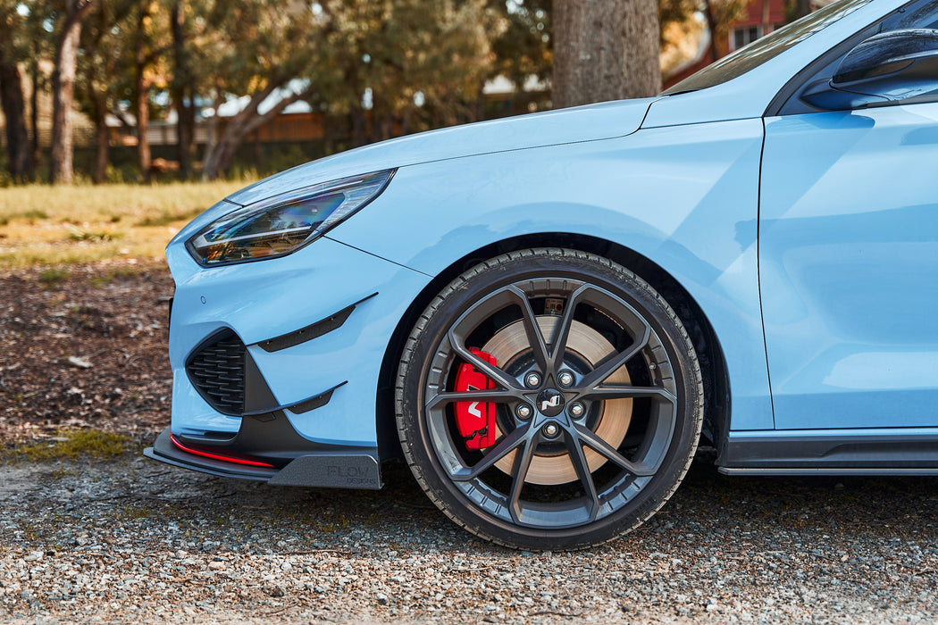 i30 N PD (FL) Front Bumper Canards-Flow Designs