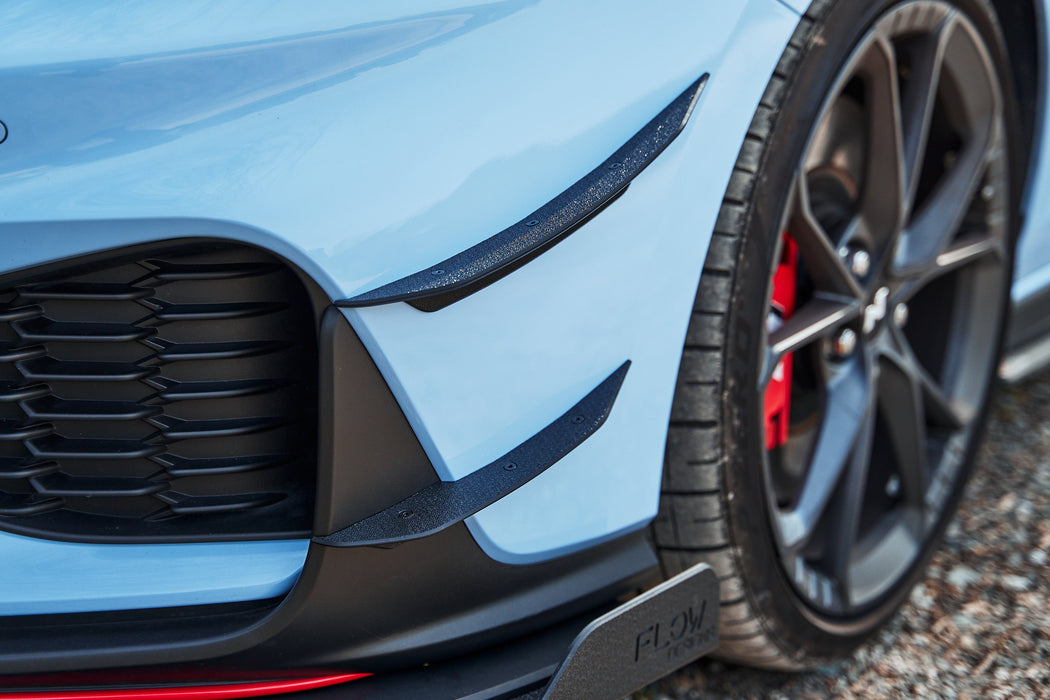 i30 N PD (FL) Front Bumper Canards-Flow Designs