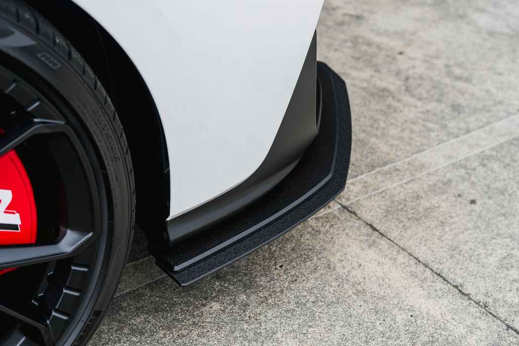i30N Hatch PDE V6 FL2 2025 Front Lip Splitter Extensions (Pair)-Flow Designs