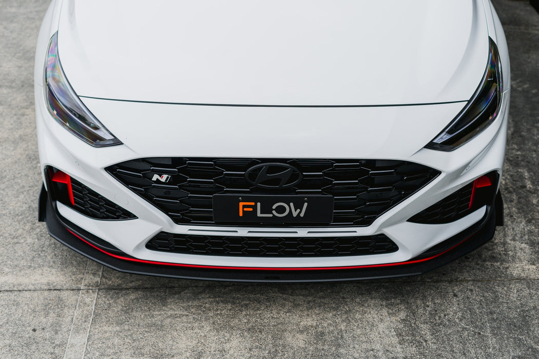 i30N Hatch PDE V6 FL2 2025 Front Lip Splitter Winglets (Pair)-Flow Designs