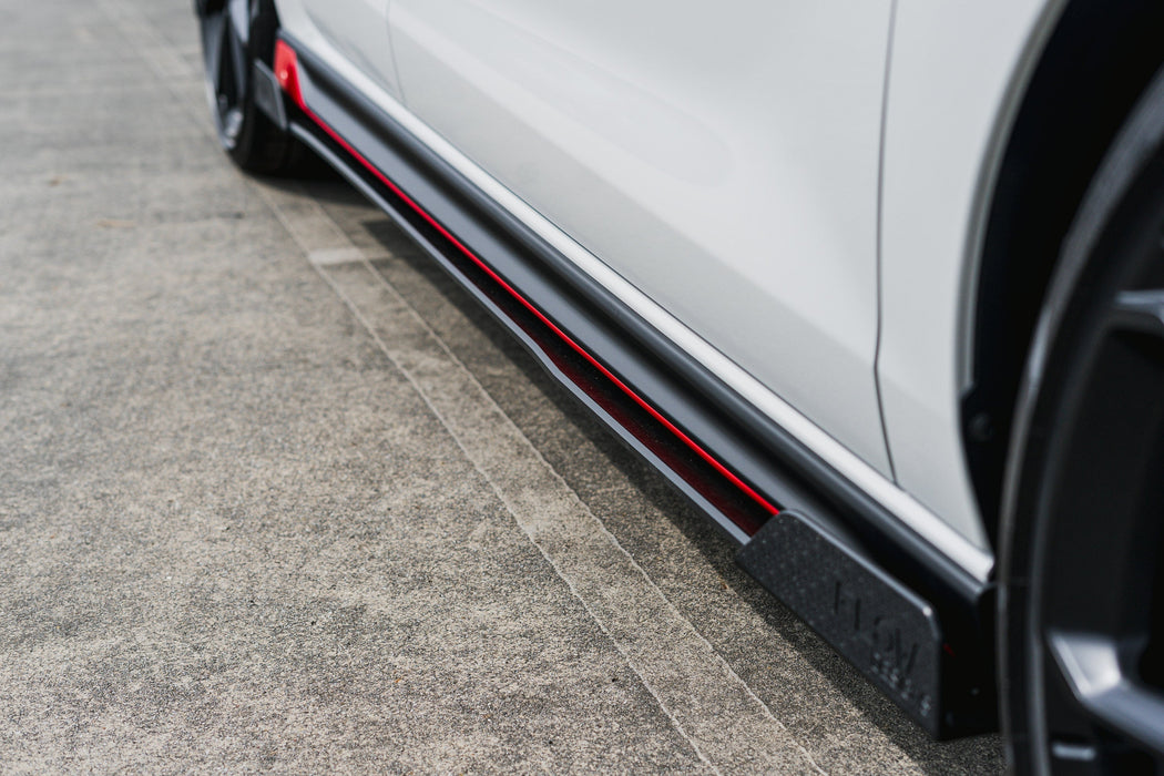 i30N Hatch PDE V6 FL2 2025 Side Skirt Splitter Winglets (Pair)-Flow Designs