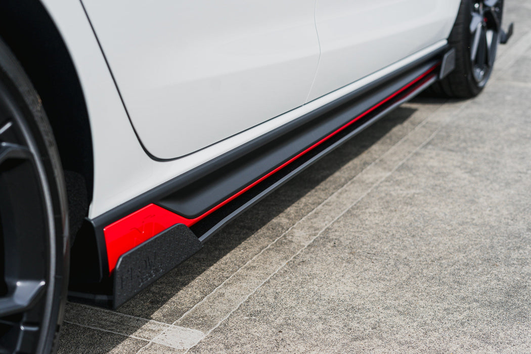 i30N Hatch PDE V6 FL2 2025 Side Skirt Splitter Winglets (Pair)-Flow Designs