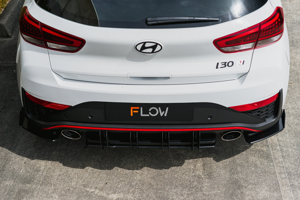 i30N Hatch PDE V6 FL2 2025 Flow-Lock Rear Diffuser-Flow Designs