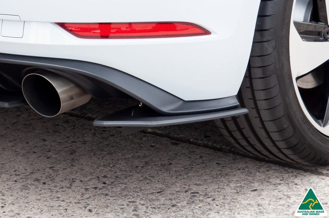 MK7.5 Golf GTI & R Rear Spats (Pair)(Clearance-old design-no finish selection)-Flow Designs