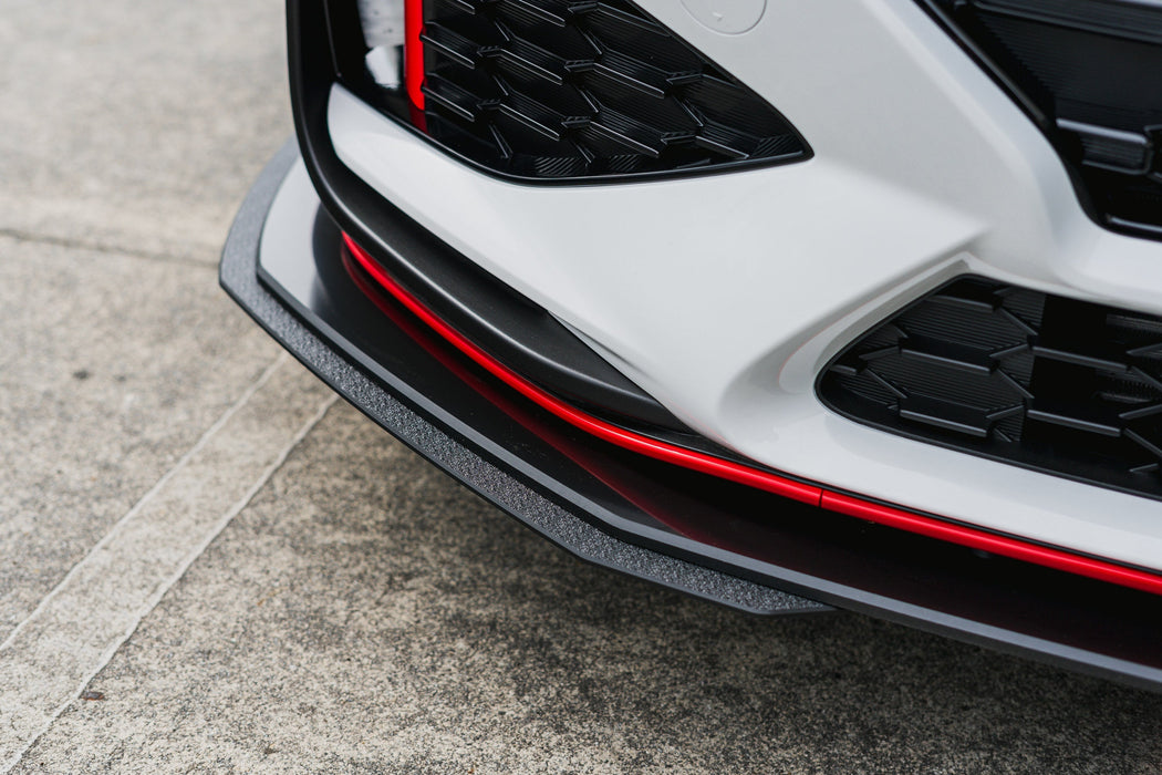 i30N Hatch PDE V6 FL2 2025 Front Lip Splitter Extensions (Pair)-Flow Designs