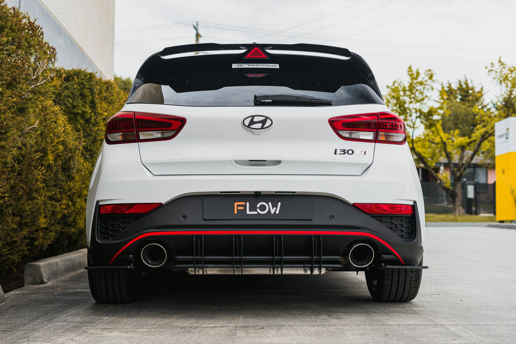 i30N Hatch PDE V6 FL2 2025 Flow-Lock Rear Diffuser-Flow Designs