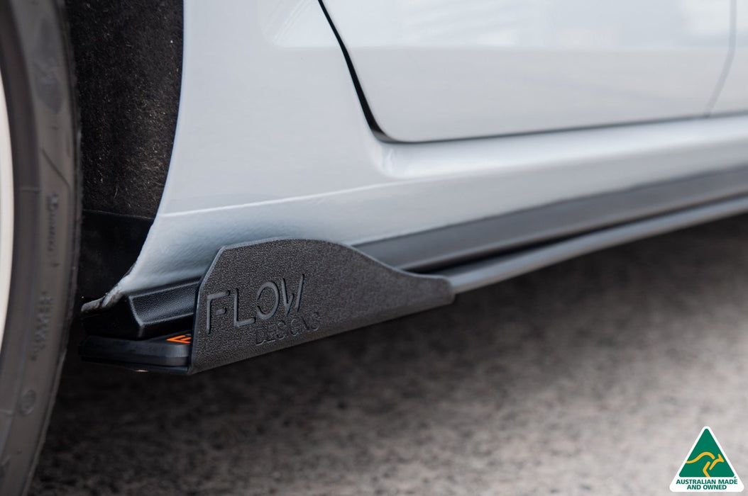 MK7.5 Golf GTI Side Skirt Splitter Winglets (Pair)-Flow Designs