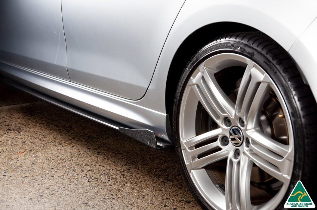 MK6 Golf R Side Skirt Splitter Winglets (Pair)-Flow Designs